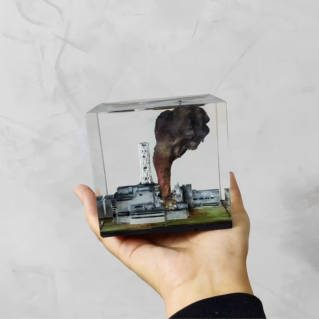 Diorama de resina de Chernóbil - Hecho a mano
