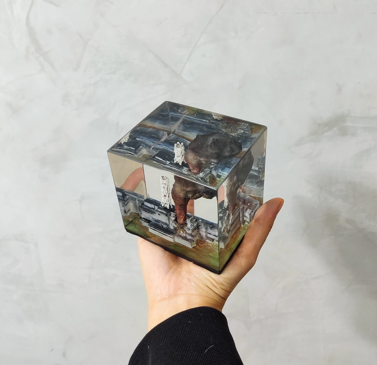 Diorama de resina de Chernóbil - Hecho a mano