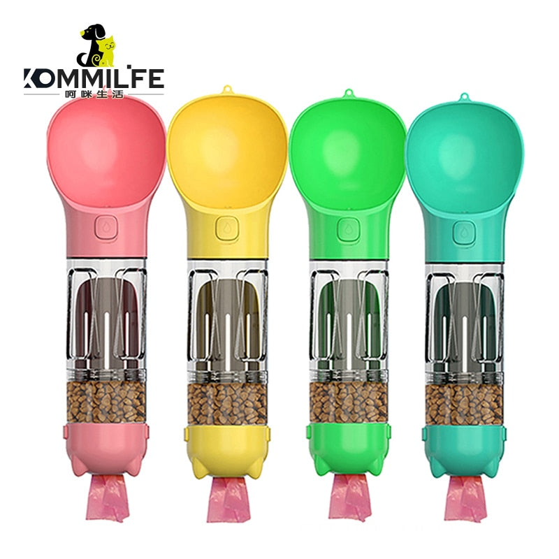 4 In 1 Pet Bottle - HOW DO I BUY THIS Green / 300ml with food box