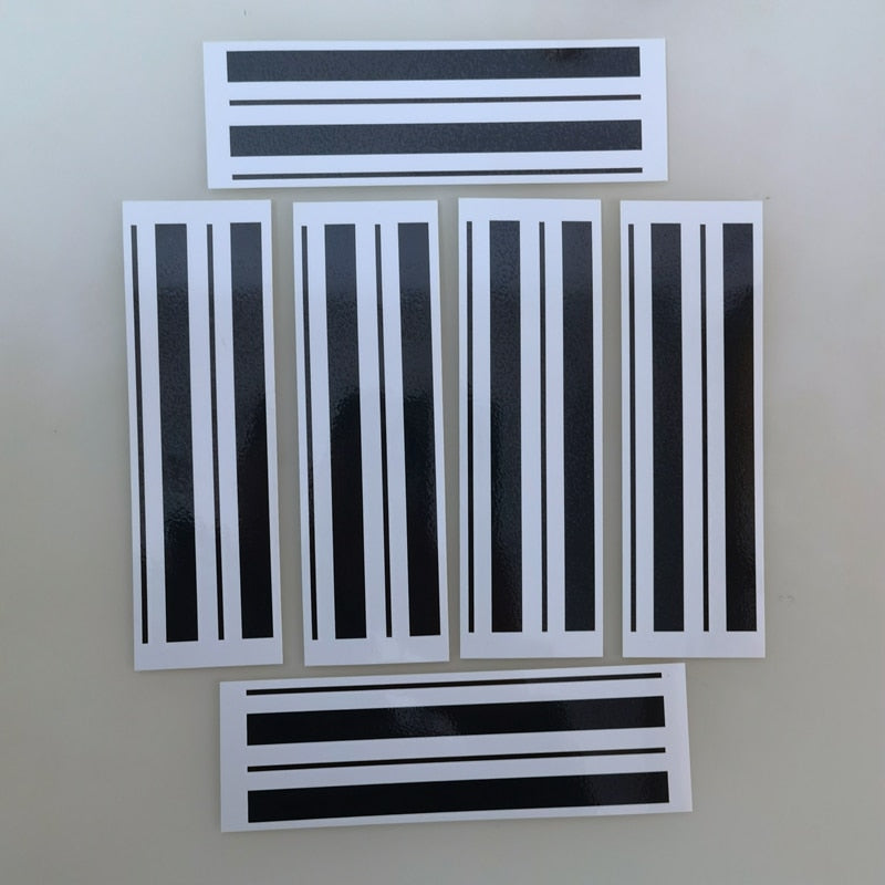 Arte corporal de líneas de raya