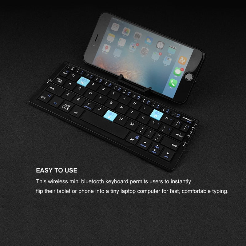 Teclado Bluetooth plegable