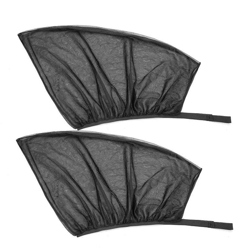2 piezas de malla para parasol de coche