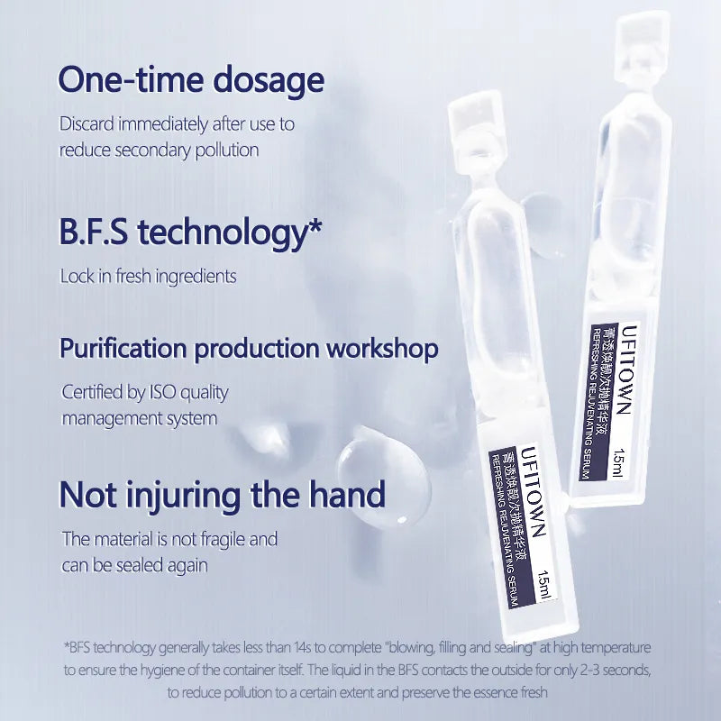 30 piezas/set de suero facial