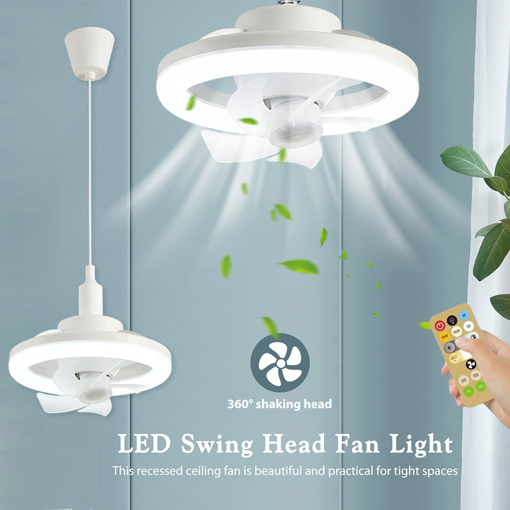 Luz de ventilador de techo