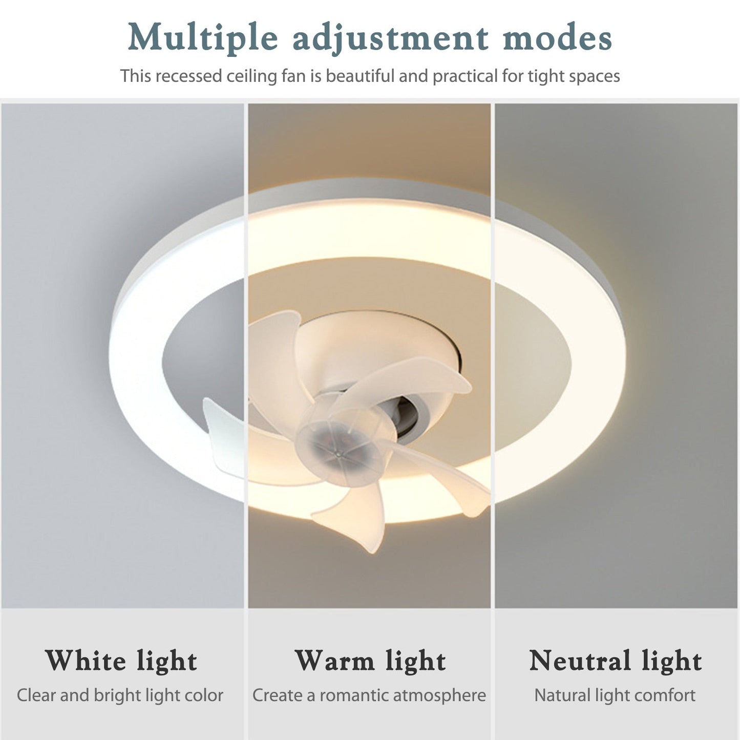 Luz de ventilador de techo