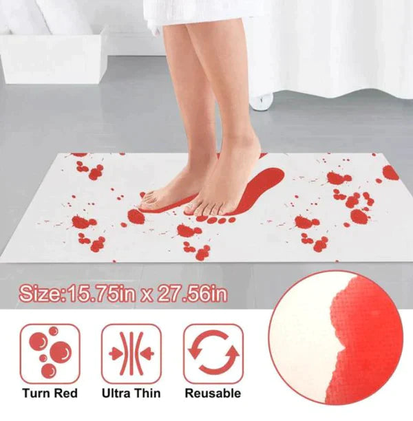 Tapete para salpicaduras de sangre