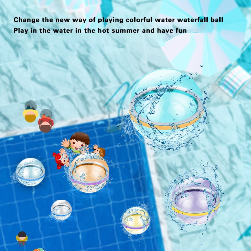 Globos de agua reutilizables