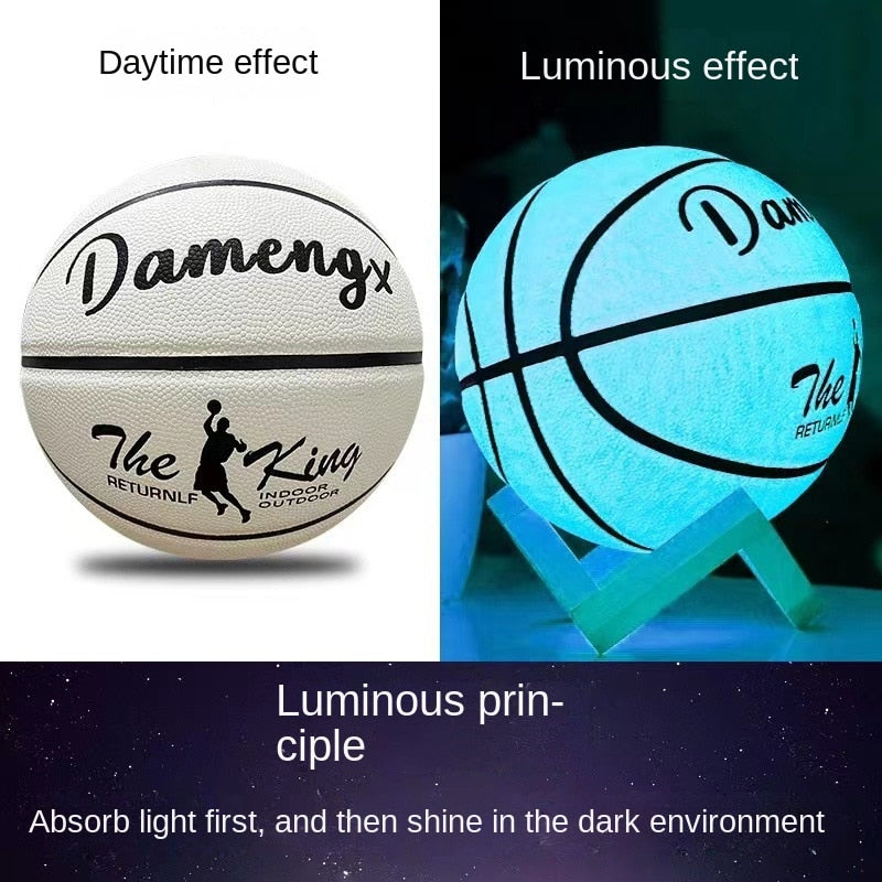 Pelota de baloncesto luminosa