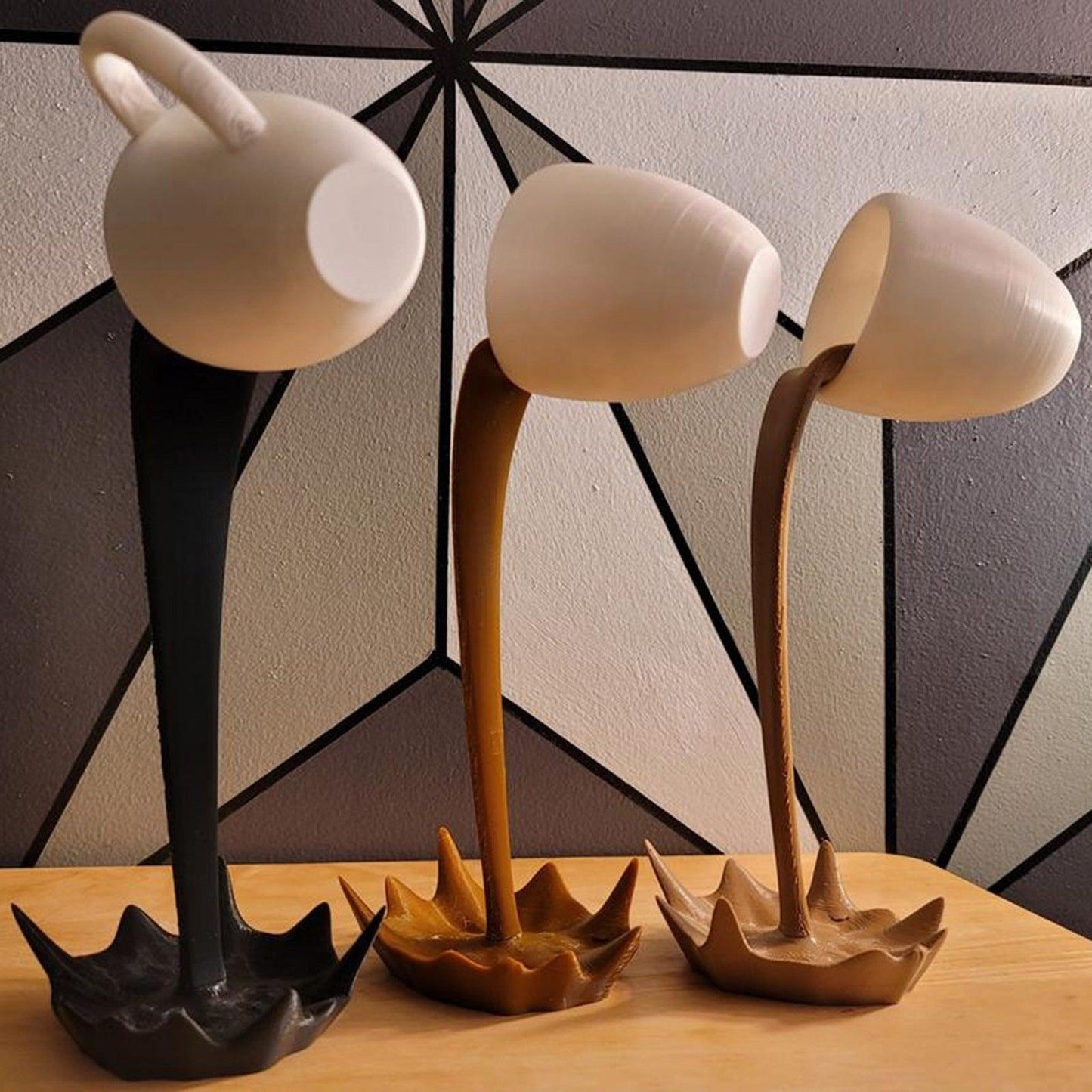 Escultura de café flotante