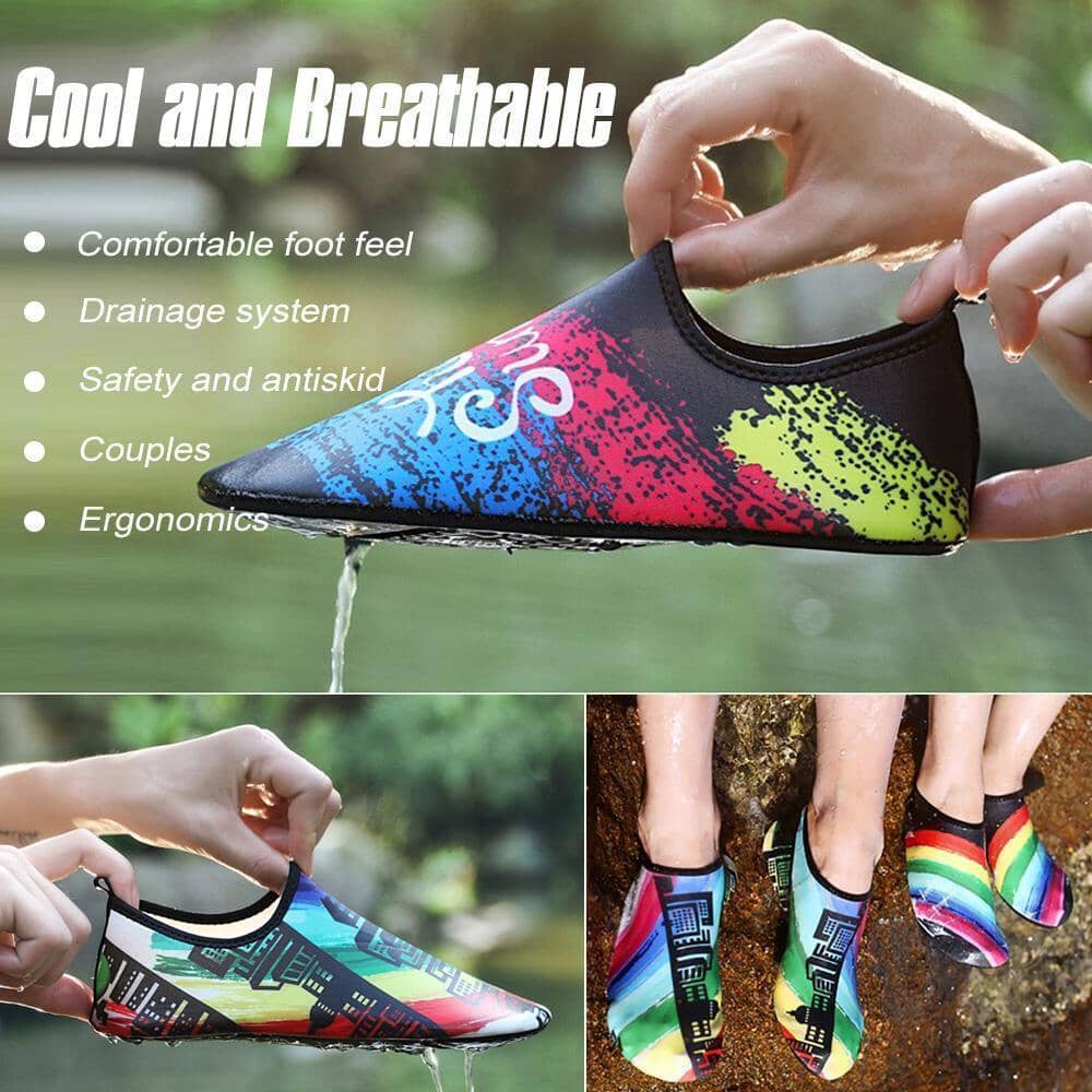 Womens and Mens Water Shoes Barefoot Quick-Dry Aqua Socks