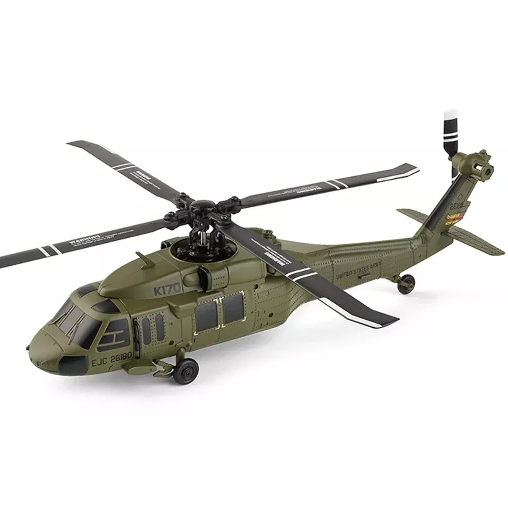 Wltoys K170 Black Hawk UH-60L RC Helicopter 4CH Four Propeller Simulation Brushless Fixed Height Helicopter