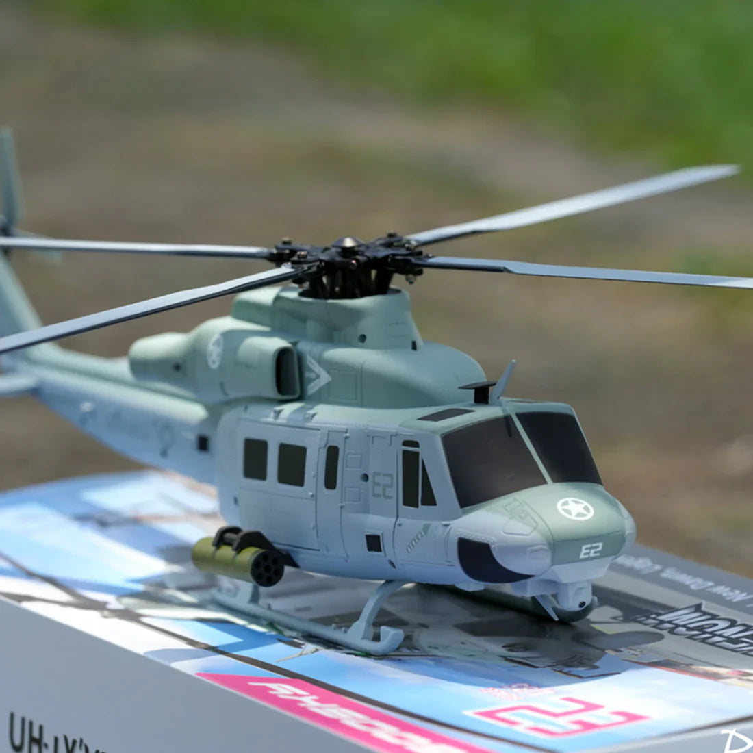 GOOSKY E2 UH-1Y 1:35 Scale 2.4G 6CH Dual Brushless Direct Drive Motor RC Helicopter BNF / RTF with GTS Flight Control System