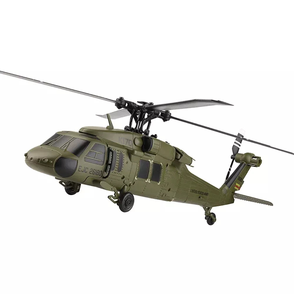 Wltoys K170 Black Hawk UH-60L RC Helicopter 4CH Four Propeller Simulation Brushless Fixed Height Helicopter