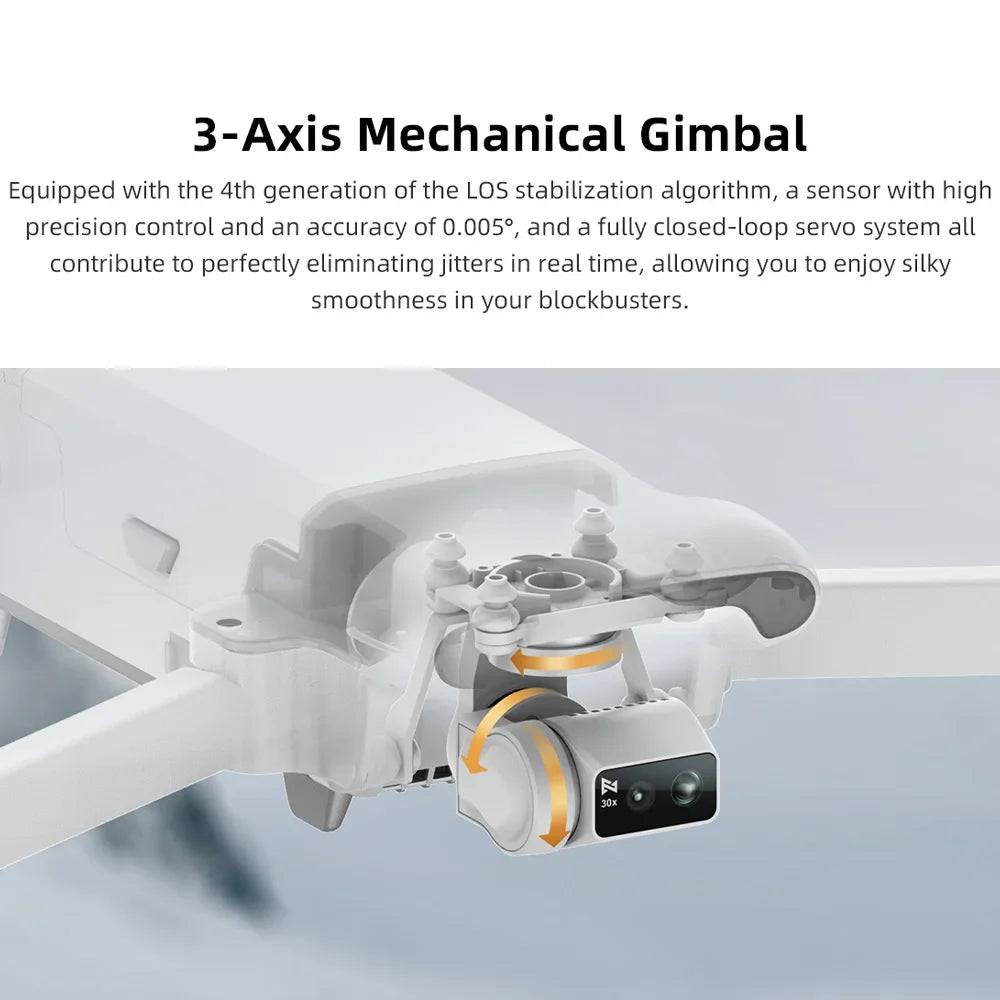 FIMI X8 TELE 3-Axis Gimbal 4K Drone HDR 48MP 30x Camera GPS 10KM Professional aerial photography Quadcopter