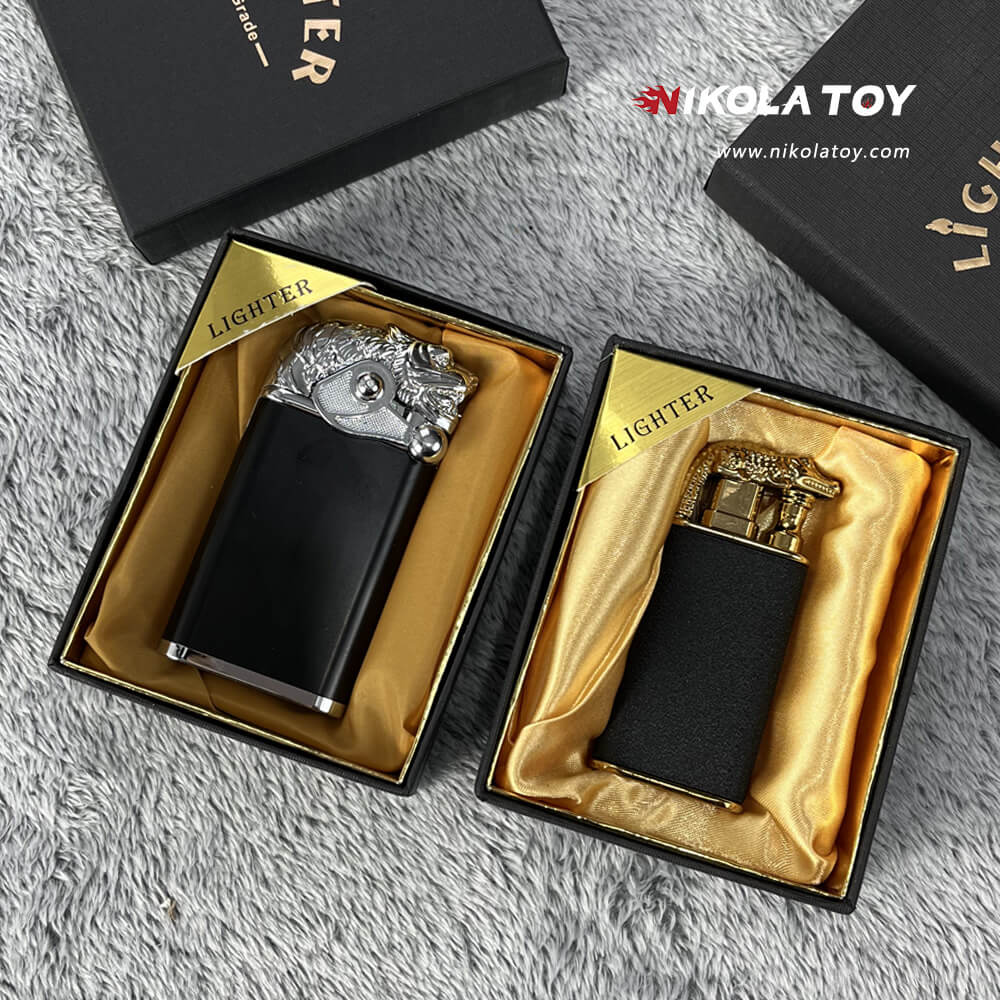 Double flame lighter