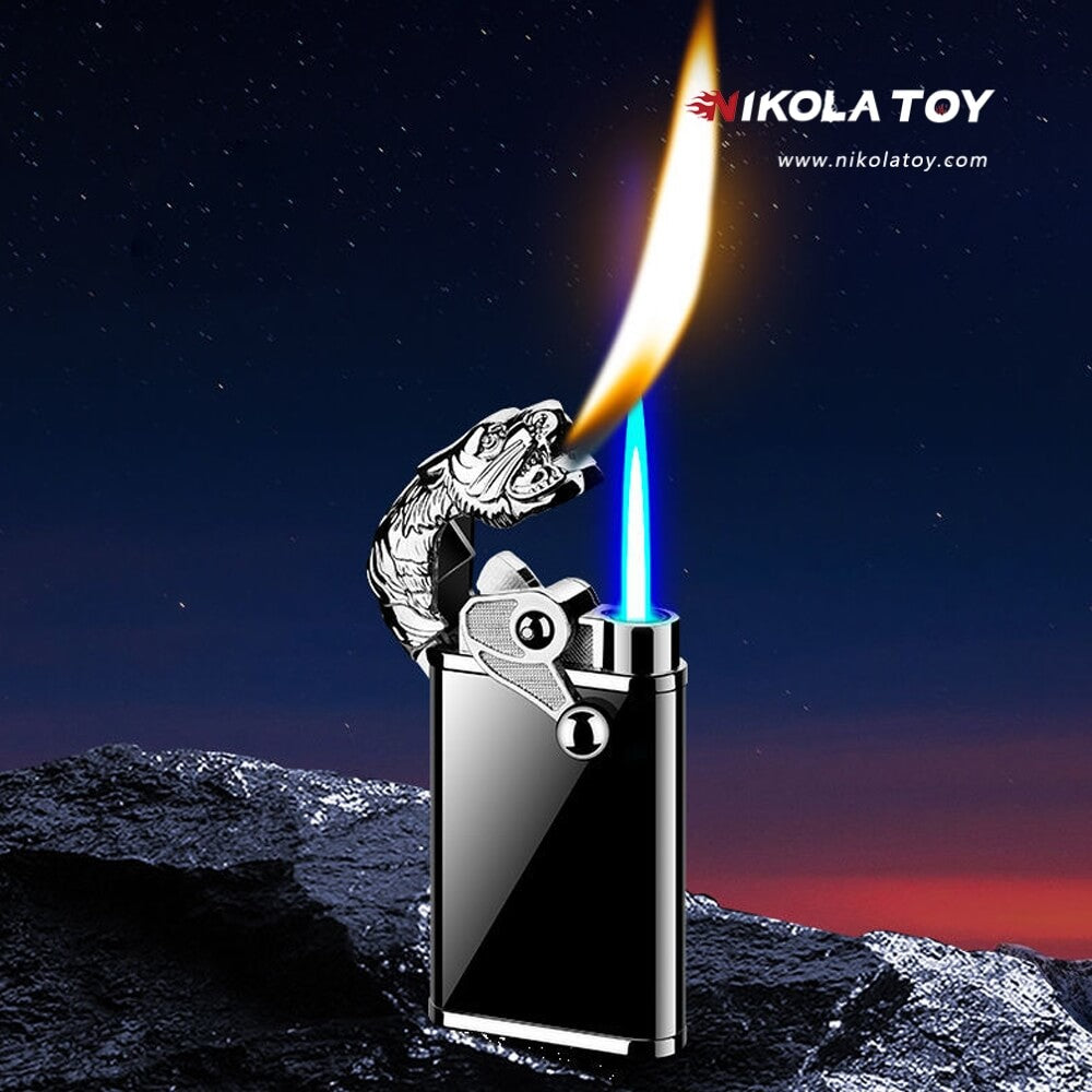 Double flame lighter