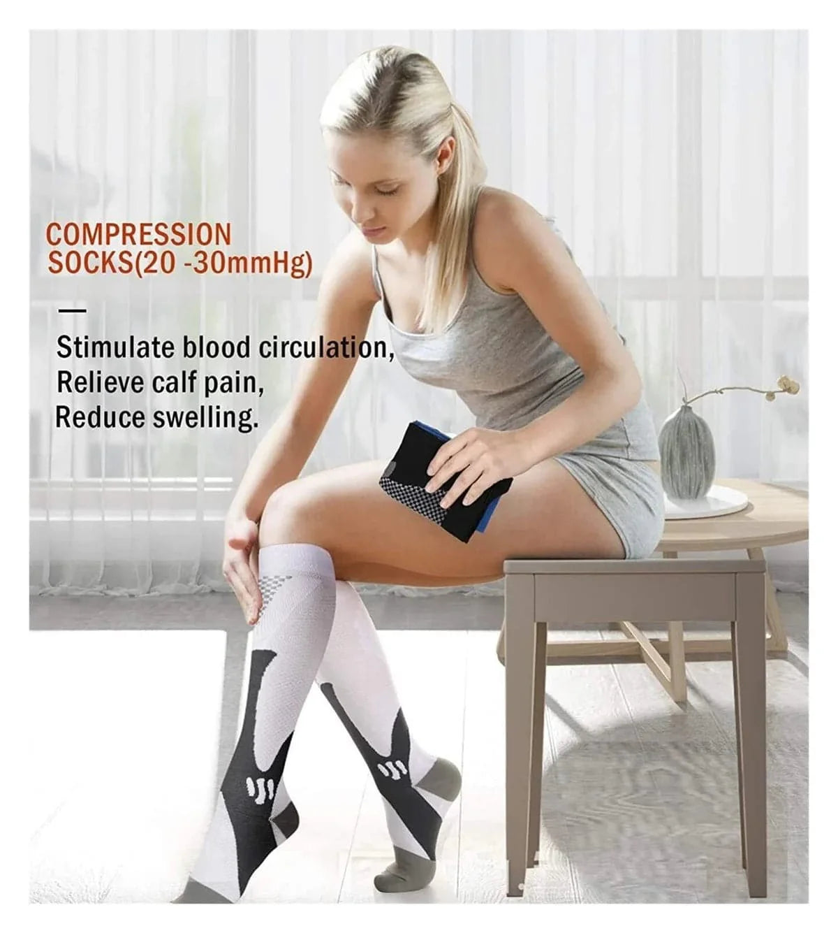 High Graduated Compression Socks