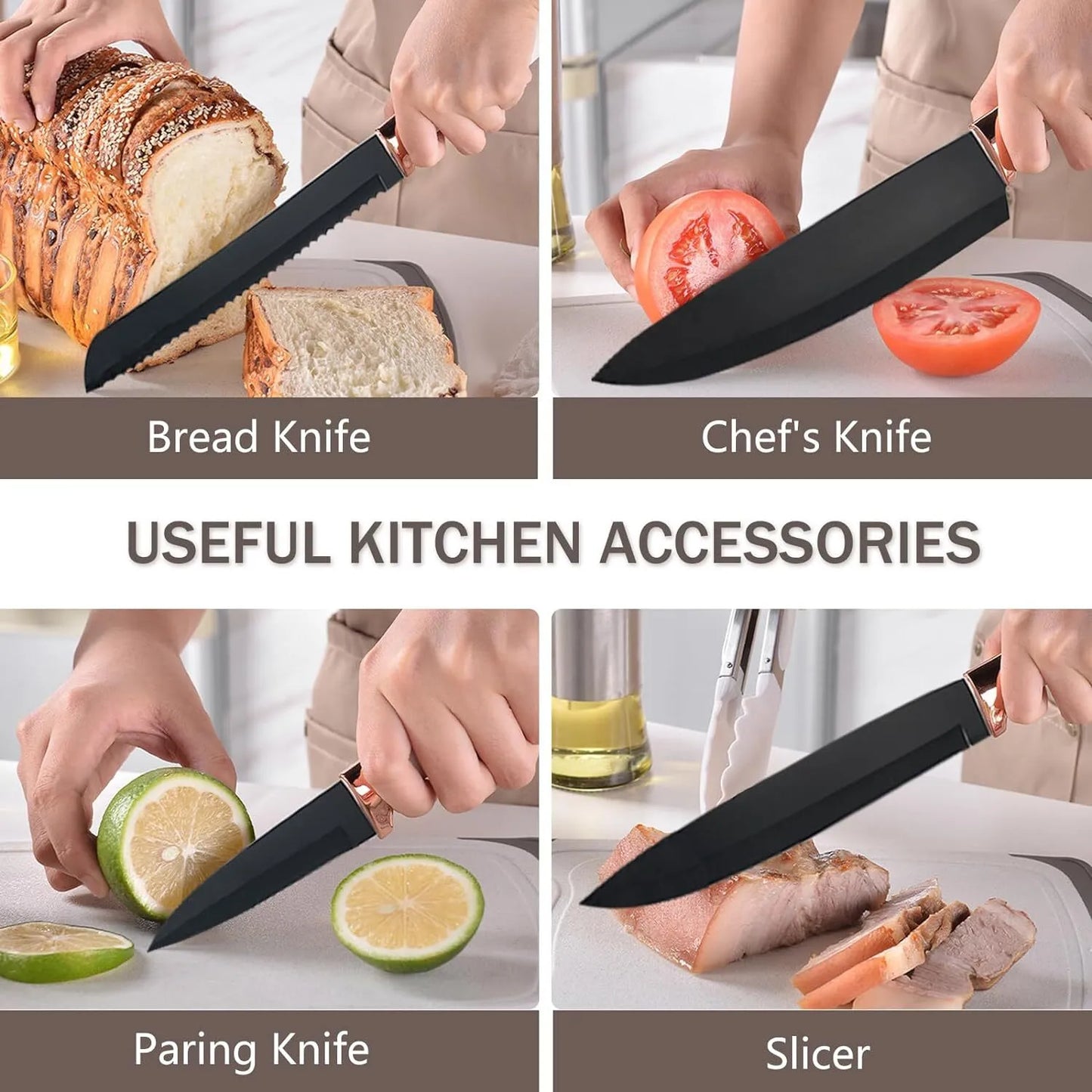 19 Pieces of Heat Resistant Silicone Kitchen Utensils