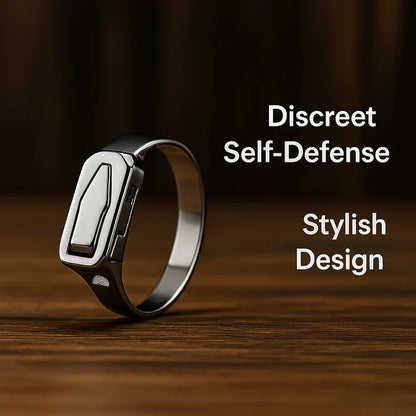 Stainless Steel Survival Self Defense Ring