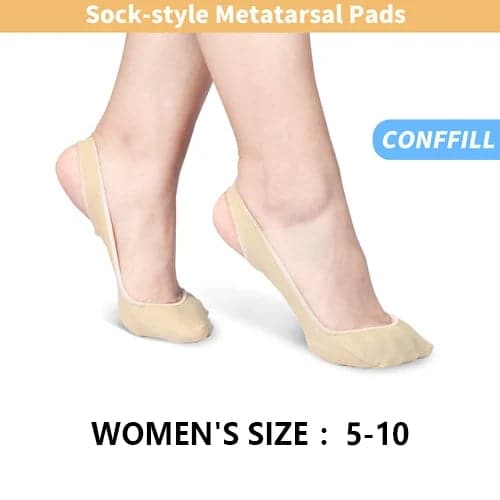 Sock-Style Ball of Foot Cushions for Women