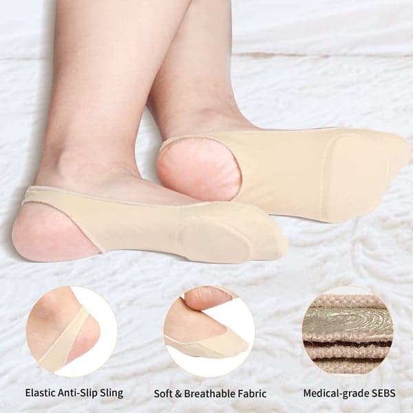 Almohadillas para los pies estilo calcetín para mujer 