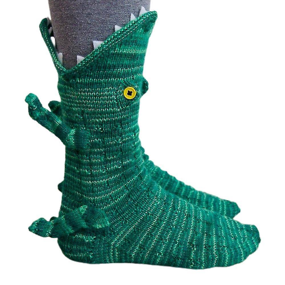 Crocodile Knit Socks