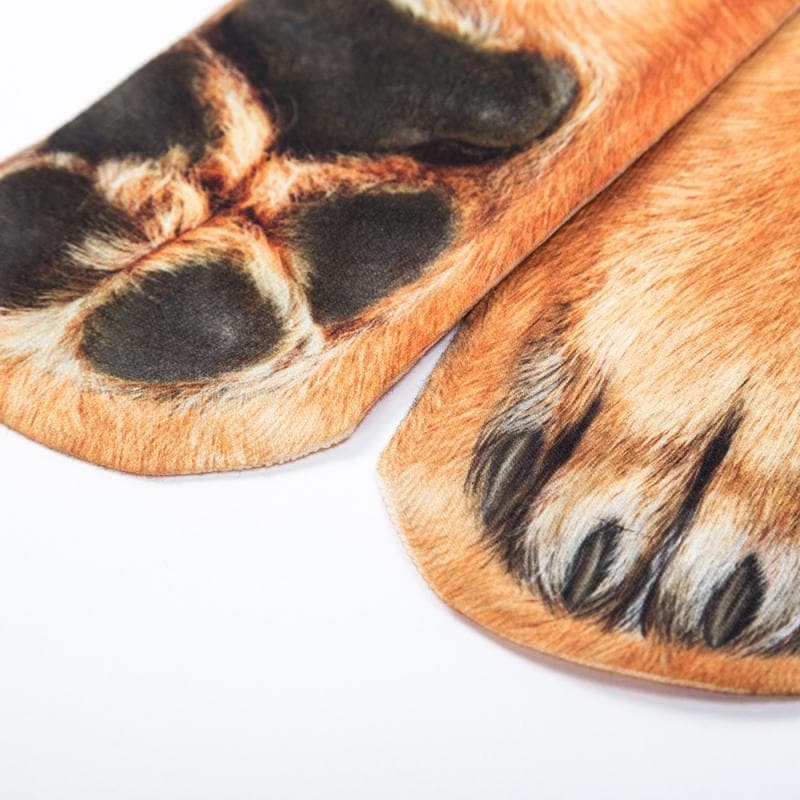 Calcetines con patas de animales 