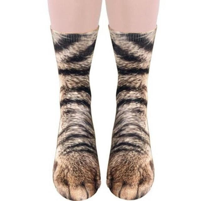 Calcetines con patas de animales 