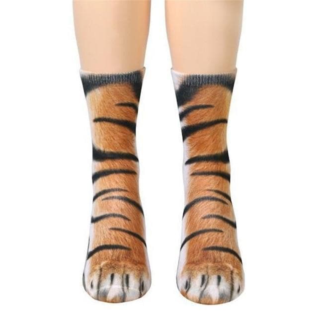 Calcetines con patas de animales 