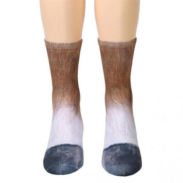 Calcetines con patas de animales 