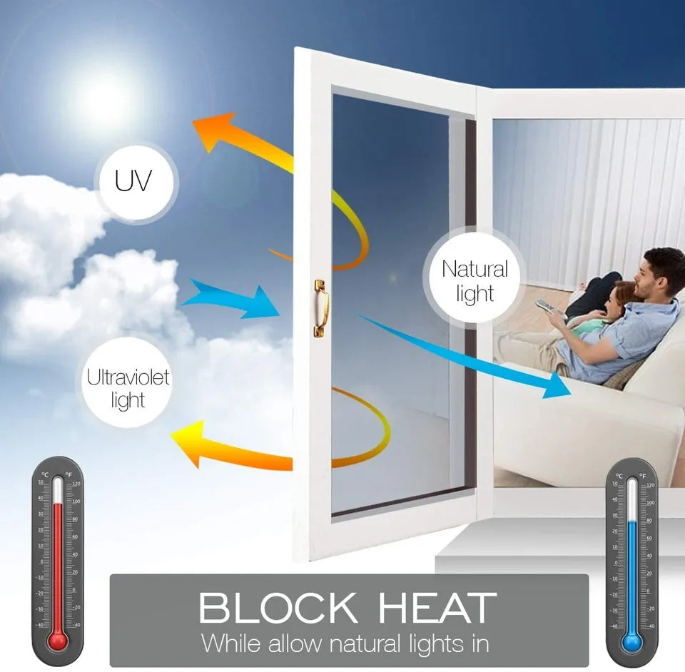 Película protectora solar para ventanas