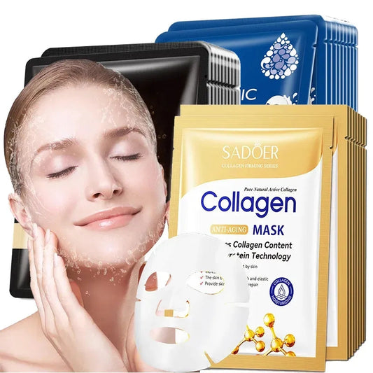 10pcs Collagen Face Mask