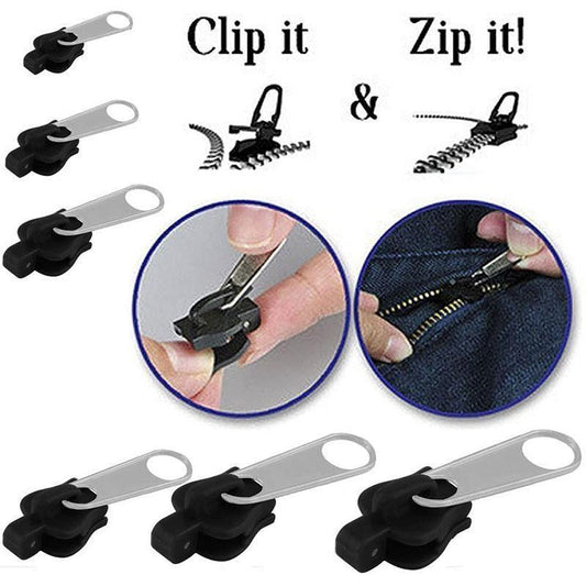 12PCS/Set Instant Zipper - HOW DO I BUY THIS Black 12 PCS