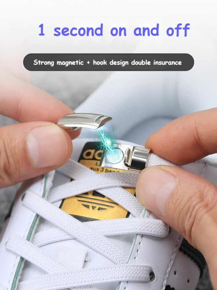 Magnetic Shoelaces - HOW DO I BUY THIS Silver