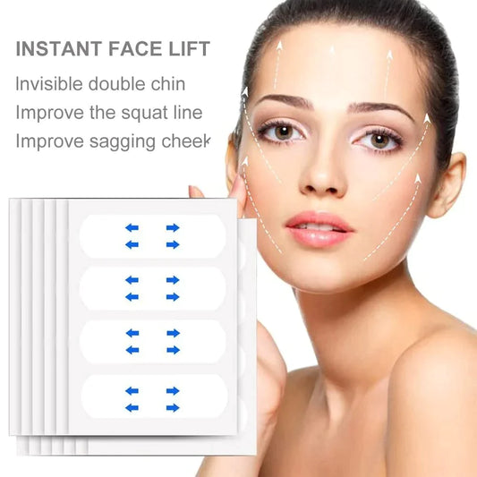 Cinta invisible lifting facial Tiene una delicada forma de V 