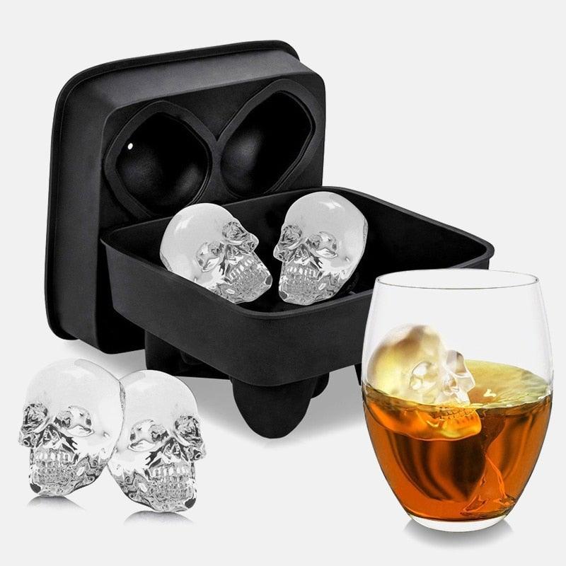 3D Skull Ice Cube Maker