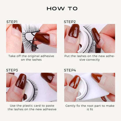 Reusable Adhesive Eyelashes
