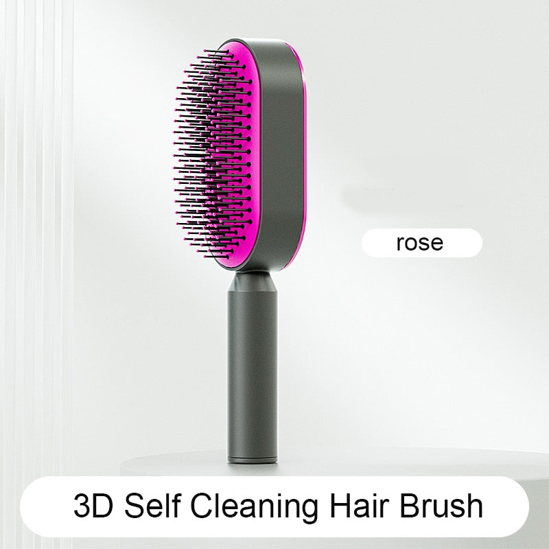 Self Cleaning Hair Brush - HOW DO I BUY THIS Red