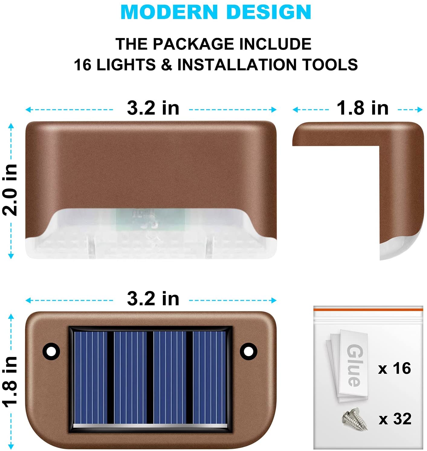 Solar Deck Lights - HOW DO I BUY THIS Multicolor-RGB / 4PCS