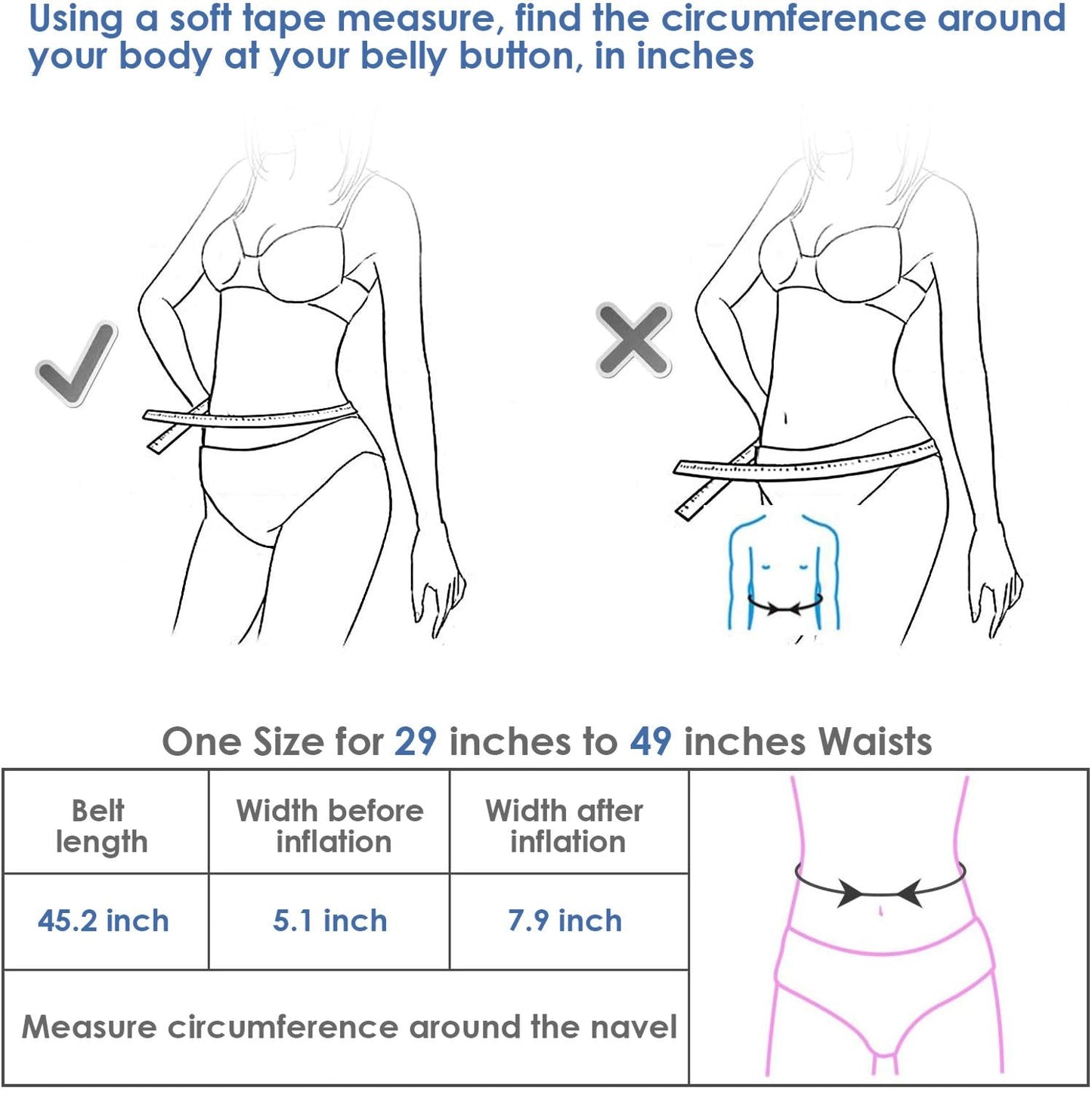 Decompression Lumbar Support Belt