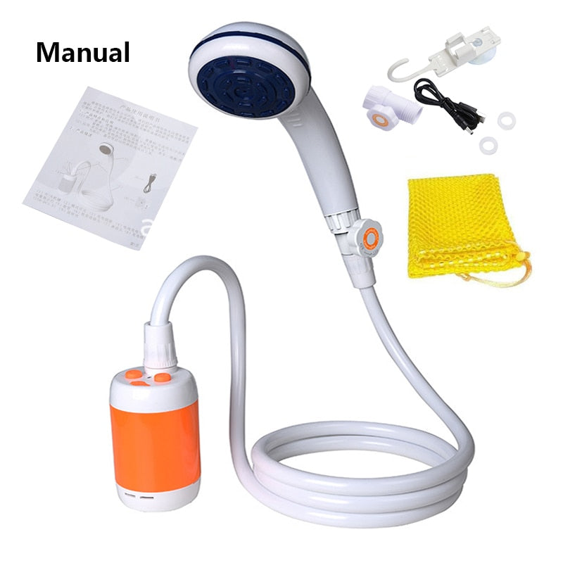 Portable Electric Shower - HOW DO I BUY THIS Orange