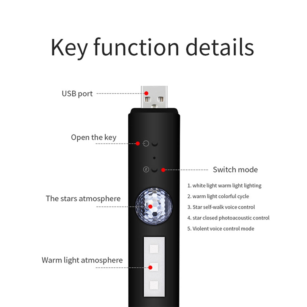 LED multifunción para coche 