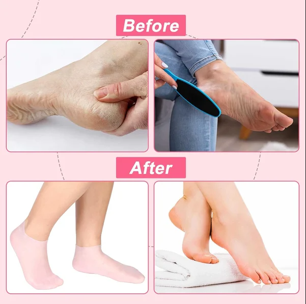 Moisturizing Foot Mask Exfoliating Silicone Socks Beach Protective Socks (60% OFF TODAY!)