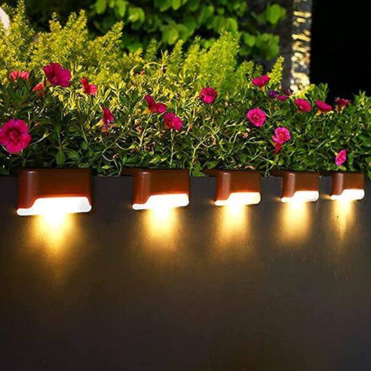 Luces LED solares para terraza al aire libre