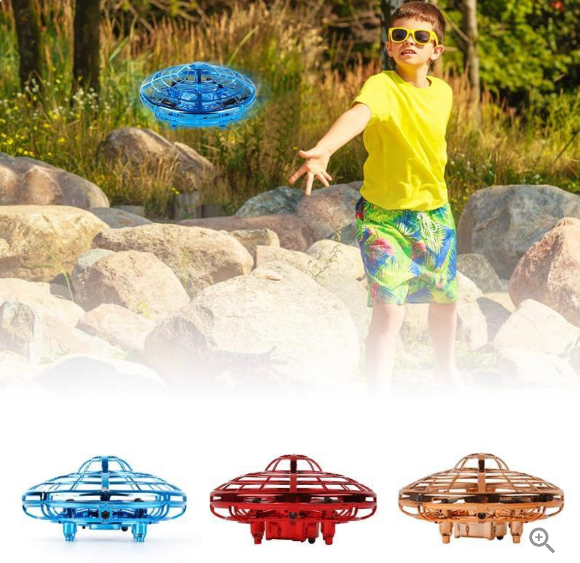 Mini Drone Quad Induction Levitation Frisbee (60% OFF TODAY!)