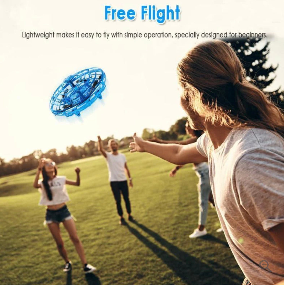 Mini Drone Quad Induction Levitation Frisbee (60% OFF TODAY!)