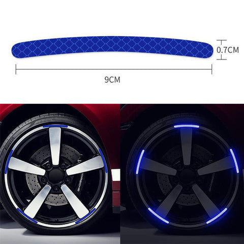 Adhesivo reflectante para llanta de coche (¡60 % de descuento hoy!) 