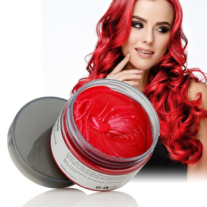 Cera para el cabello con color temporal y elegante 2 en 1 