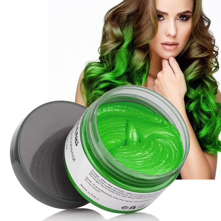 Cera para el cabello con color temporal y elegante 2 en 1 