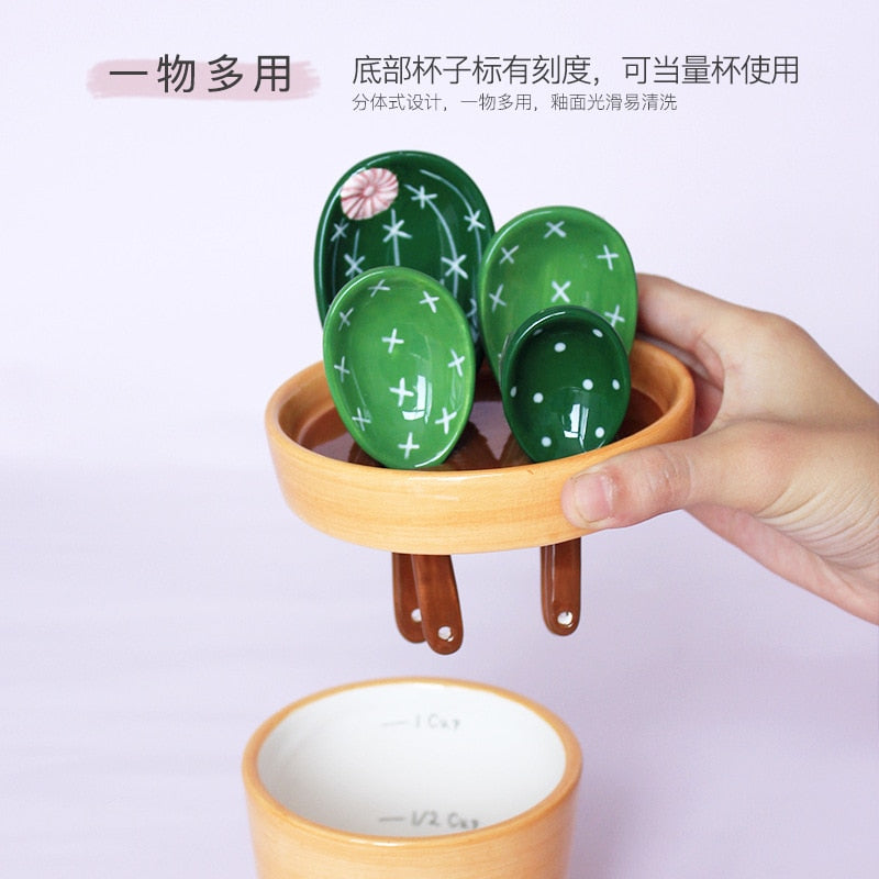 Cactus Spoon Measuring Set